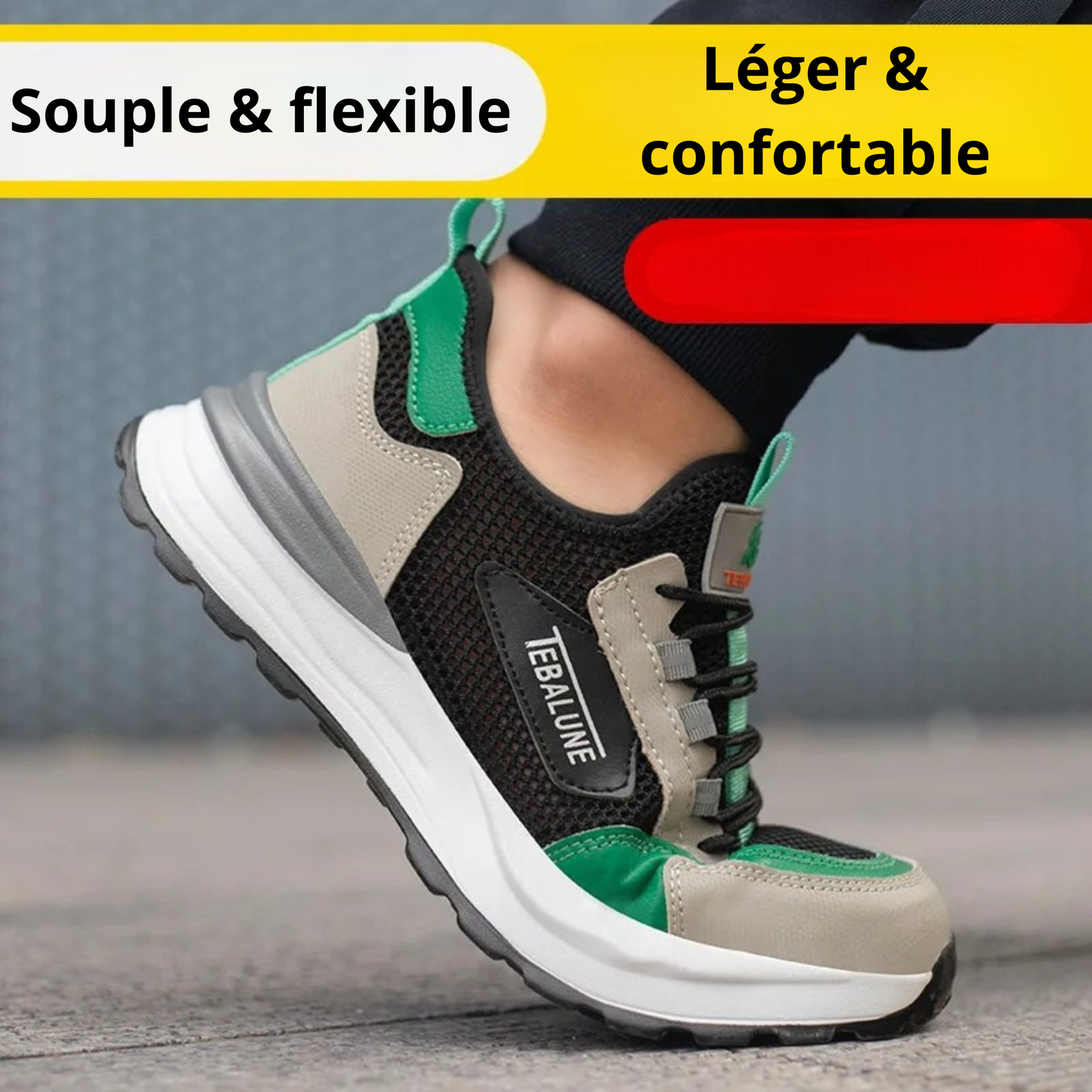 Baskets Sécurité Embout Composite Respirantes