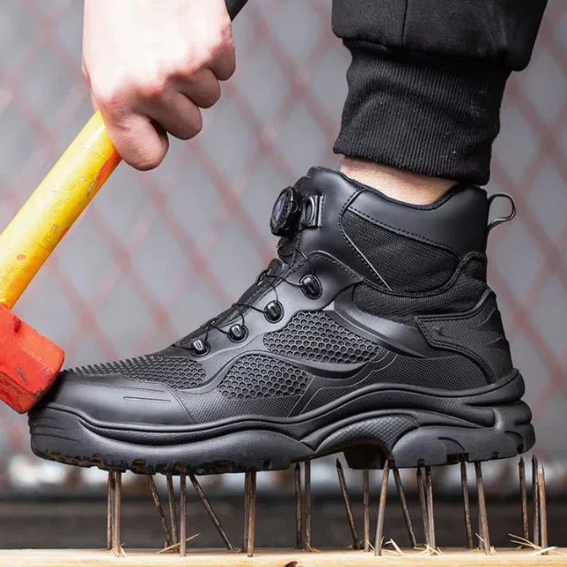 Chaussures Sécurité Bouton Rotatif Montantes