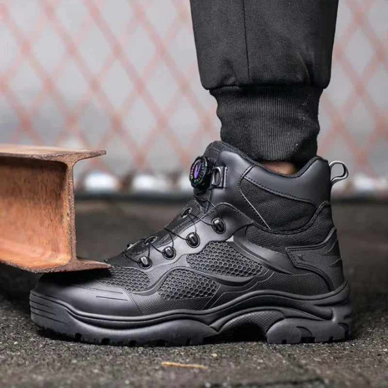Chaussures Sécurité Bouton Rotatif Montantes