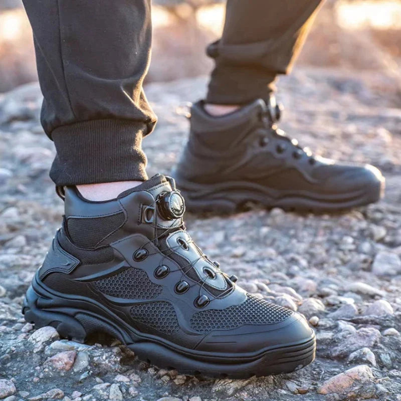 Chaussures Sécurité Bouton Rotatif Montantes