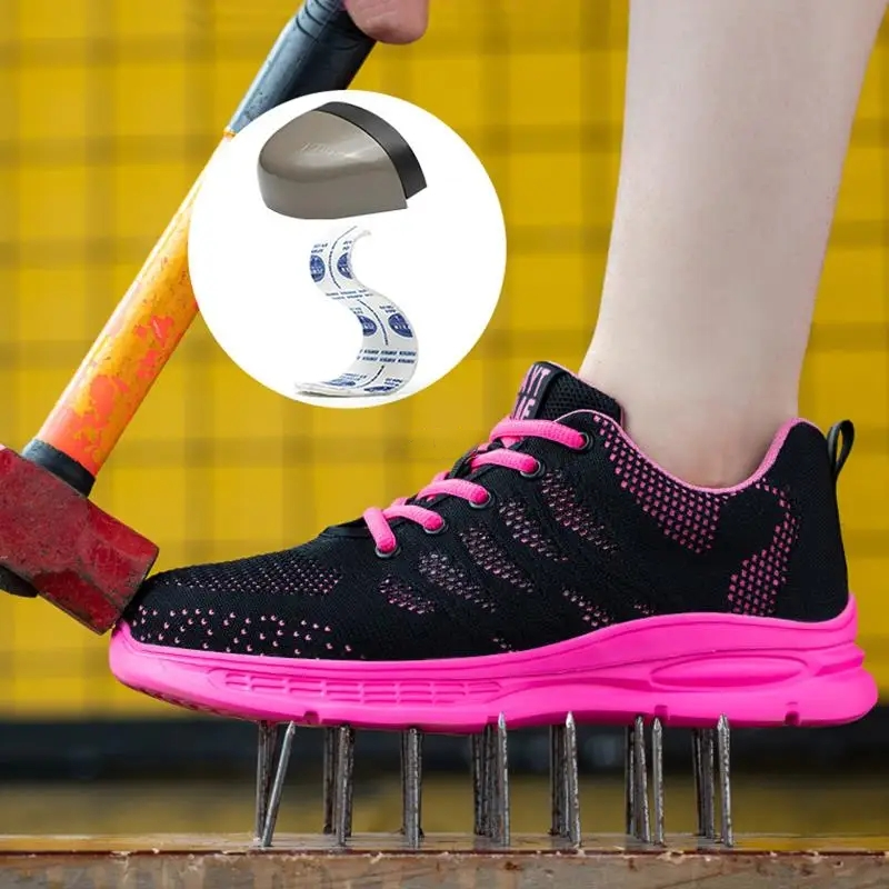 Baskets Sécurité Femme Acier Respirantes