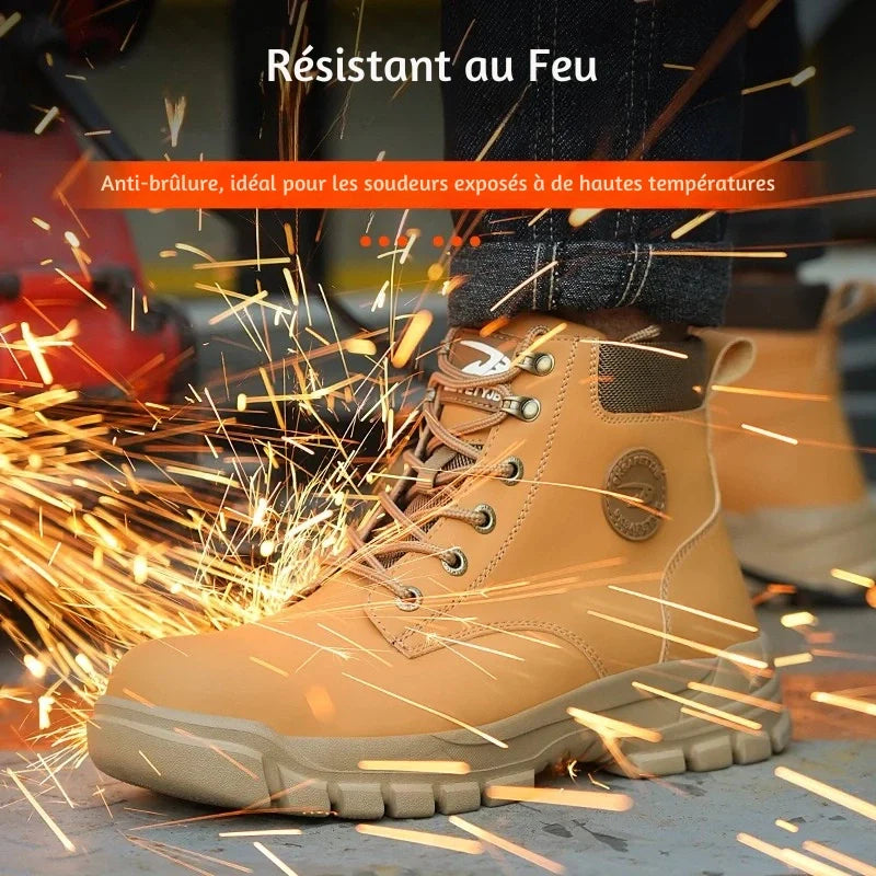 Bottes Sécurité Imperméables Acier Kevlar