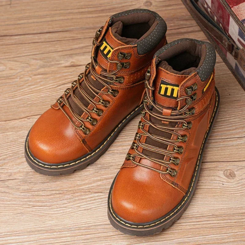 Bottes Sécurité Cuir Montantes Confort