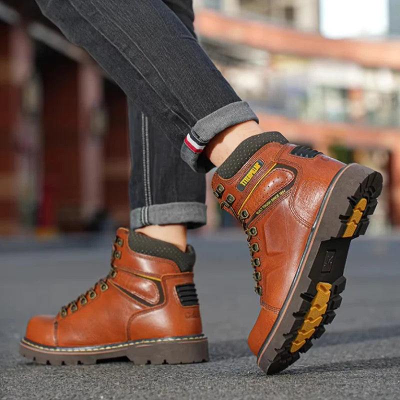 Bottes Sécurité Cuir Montantes Confort