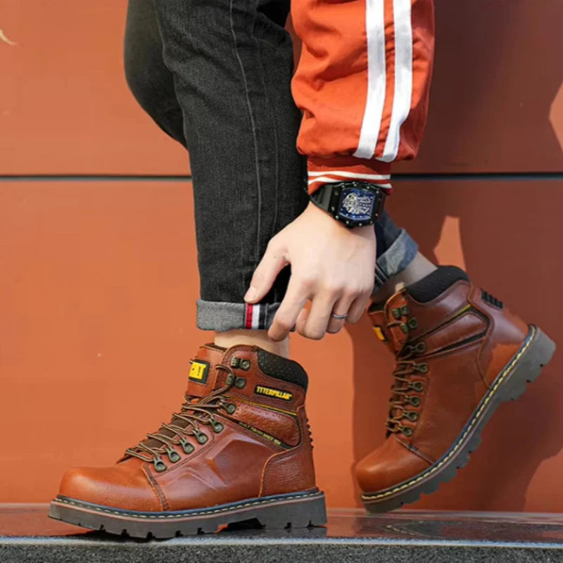 Bottes Sécurité Cuir Montantes Confort
