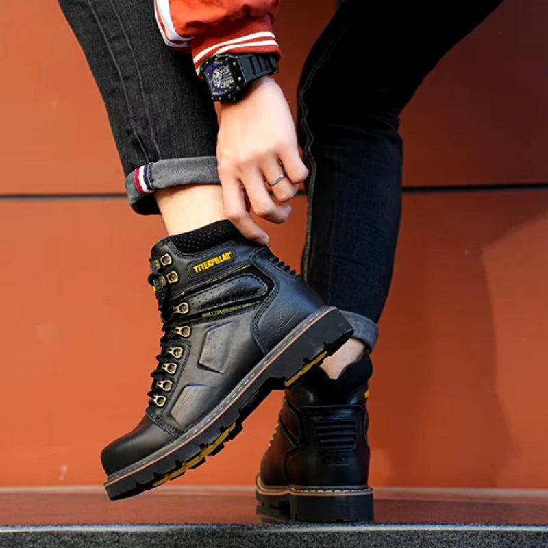Bottes Sécurité Cuir Montantes Confort