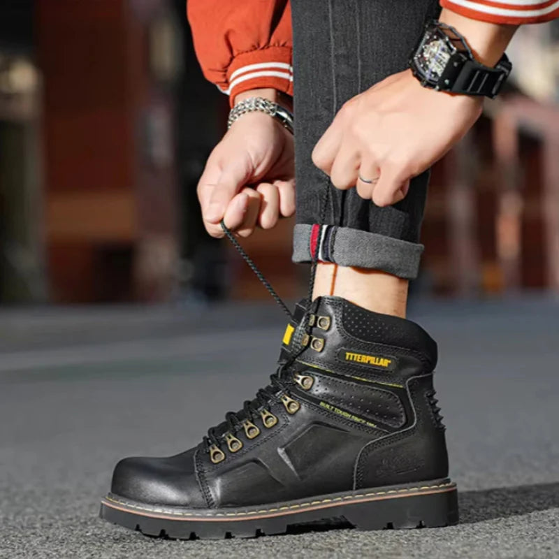 Bottes Sécurité Cuir Montantes Confort
