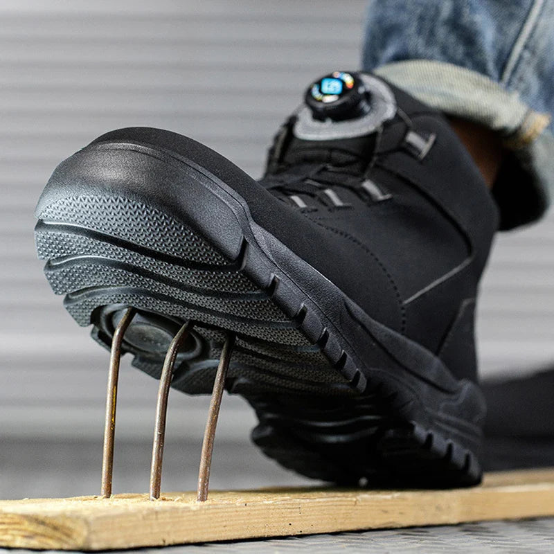 Bottines Sécurité Bouton Rotatif Imperméables