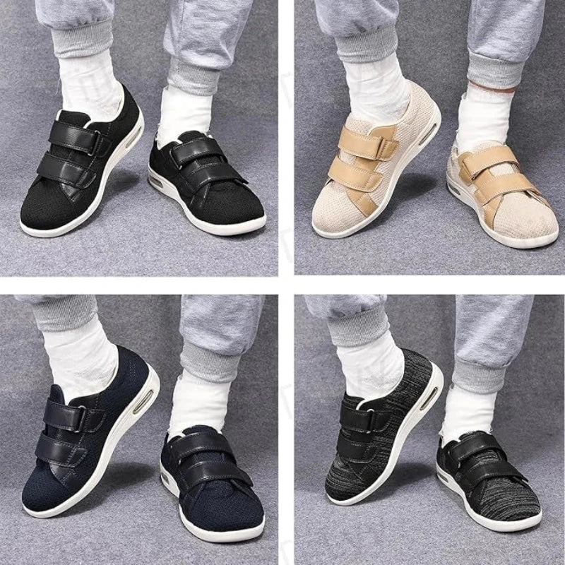 Chaussures Orthopédiques Scratch Larges Unisexe