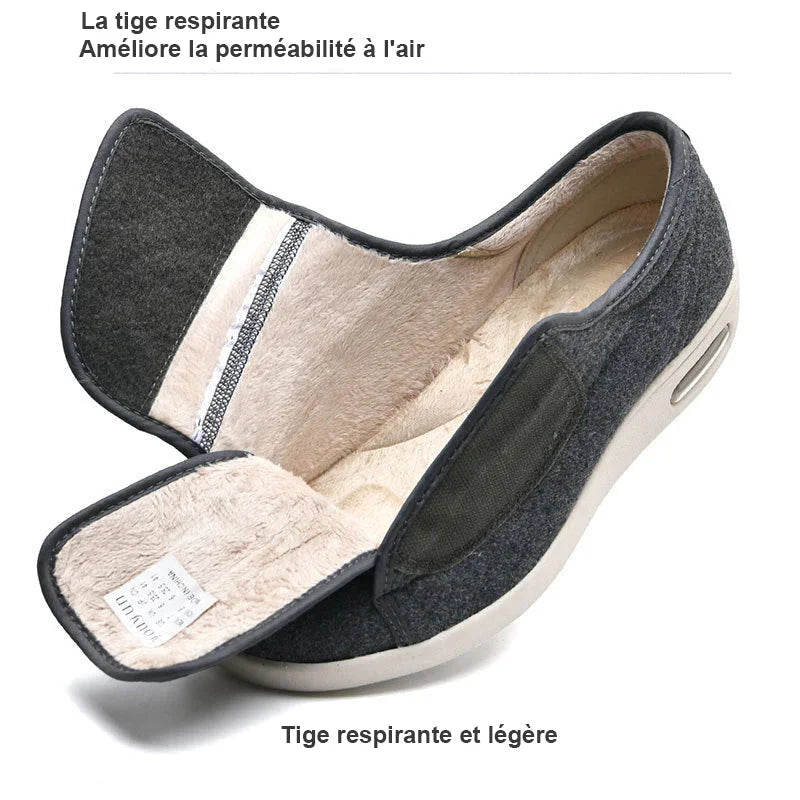 Chaussures Orthopédiques Chaudes Larges Scratch