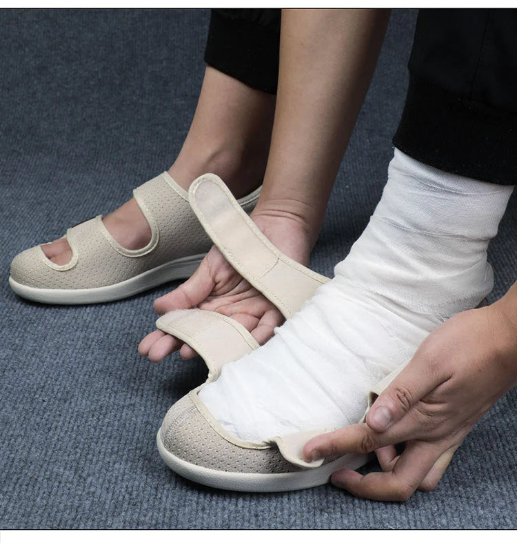 Chaussures Orthopédiques Ouvertes Double Scratch