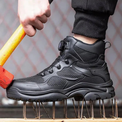 Chaussures Sécurité Bouton Rotatif Montantes