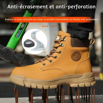 Bottes Sécurité Imperméables Acier Kevlar