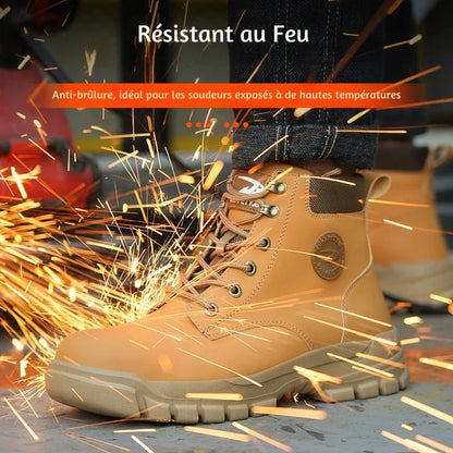 Bottes Sécurité Imperméables Acier Kevlar