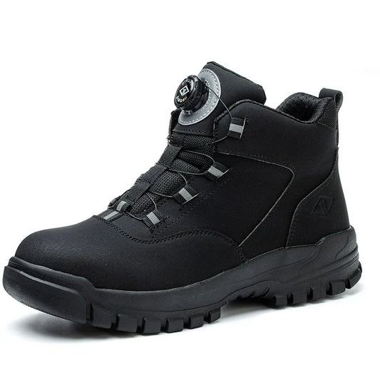 Bottines Sécurité Bouton Rotatif Imperméables